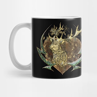 Wonderful deer with awesome antler Mug